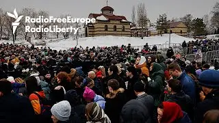 'Russia Will Be Free!' | Navalny Supporters Gather For His Memorial In Moscow