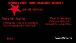 Aardman Short Films Collection Volume 1 (2005) DVD Menu Tour