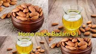 How To make  Badam Oil at home for Skin and Hair Easily || #badamoil #badam #almondoil