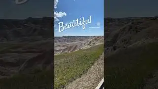 Visiting the Badlands on a hot summer day! #badlands #nationalpark #rvlife #hike  #summer #heatwave