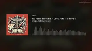 Acts 8 - From Persecution to Global Faith - The Power of Unexpected Encounters