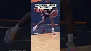 master these high iq post moves # shorts #basketball training