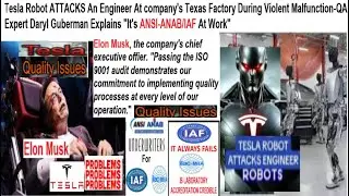 Tesla Robot ATTACKS An Engineer At company's Texas Factory During Violent Malfunction