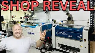 New SHOP TOUR for my FULL TIME laser engraving business