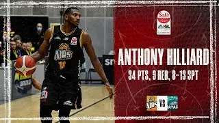 Anthony Hilliard 34 POINTS, EIGHT 3-POINTERS vs. Auckland Tuatara