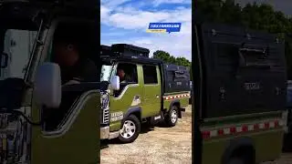 A vibrant showcase of ISUZU ELF and 100P double-cabin light trucks #100p #elf #isuzu