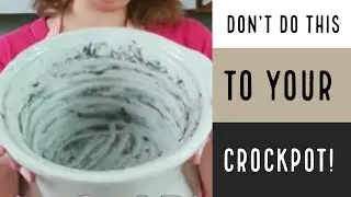 Don't do THIS to your Soap Crockpot!  How To Make Soap