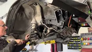 Removing front suspension
