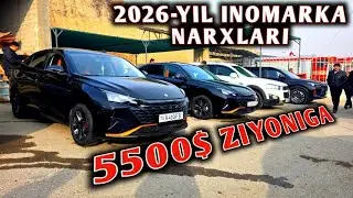 5500$ ZIYONIGA CHERY ARIZO 6 2026 YIL NAMANGAN INOMARKA BOZORI.