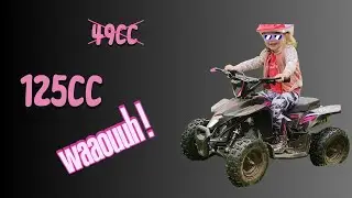 unboxing + test quad enfant 125cc SMX HRX