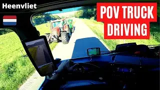 POV Truck Driving - New Mercedes Actros  - Heenvliet 🇳🇱 Cockpit View