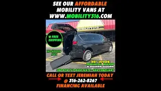 Just $58,450 for a brand new ADA Compliant wheelchair van with flip seats & FREE shipping!! (0000)