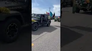 Jeep Rubicon at Crystal Beach Mardi Gras Parade