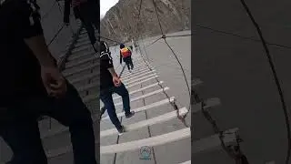 Dangerous Suspension Bridge @ Passu Cones KKH