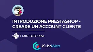 10) Corso base Prestashop 1.7 - Creare un account cliente