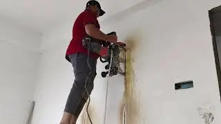 Ring saw wall cutting.For more details contact us:-9898995486.for all Gujarat 