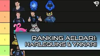 World's Top Players Rank the best Harlequin and Ynnari units! (Tier List)