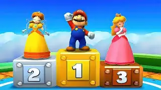 【マリオパーティスターラッシュ】ミニゲームマリオVsピーチVsデイジーVsヨッシー(最強CPU｢たつじん」)
