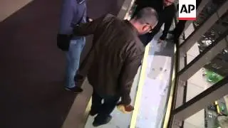 A new $38 million glass floor, located high above ground, is giving tourists at the Eiffel Tower but