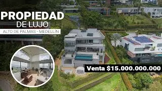 ¡La mejor VISTA de Medellín! Recorre esta impresionante MANSIÓN en Venta   Sumeria Bien Raíz 1080p,