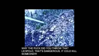 Angry German Kid's dad sees his son play gangster on youtube.