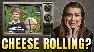 AMERICAN REACTS TO CHEESE ROLLING | AMERICAN LIVING IN ENGLAND | AMANDA RAE | REACTION
