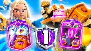 DESTROY Every COUNTER on TOP LADDER with this BROKEN GOLEM DECK! | Clash Royale