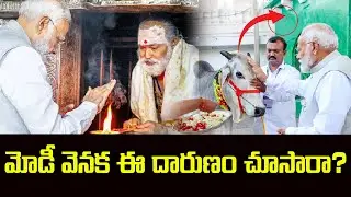 మోడీ వెనక ఈ దారుణం చూసారా Did you see this atrocity behind Modi  modi vemlavda viral video |||