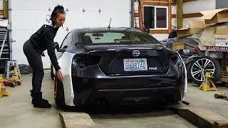 Girlfriends Reaction to the Widebody FRS!