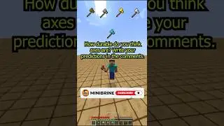 How Many Blocks Can an Axe Break in Minecraft? (You Won&rsquo;t Believe It!) #Shorts