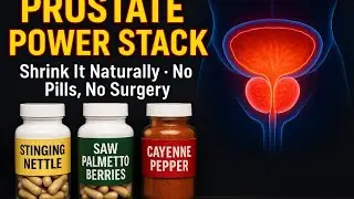 Shrink Your Prostate Naturally with This Bold 3-Herb Stack