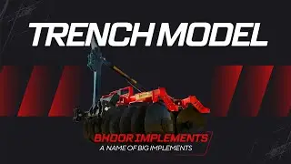 TRENCH DISC HARROW  BY BHOOR IMPLEMENTS SANGARIA CONTACT 8118850013 OR 9929724434