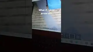 I droped the Minecraft arrow ui what happened next