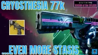 CRYOSTHESIA 77k [DESTINY 2]  PvP / PvE Exotic Sidearm Review!  More Stasis!