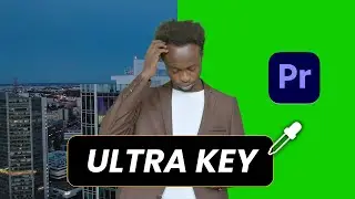How To Remove Green Screen in premiere Pro | Ultra Key | #adobepremierepro
