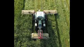 The Fendt 724 with Triple Mowers Review