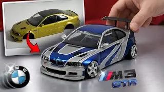 Turning a BMW M3 GTR Diecast into an 