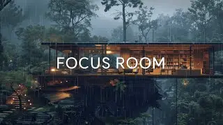 Quiet Cabin Workspace 🌿 Deep Work Music for Calm Focus & Writing Flow