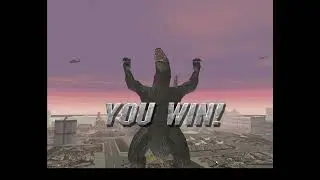 Godzilla 2000 Adventure mode playthrough Hard Godzilla Destroy All monsters Melee