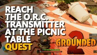 Reach the O.R.C. Transmitter at the Picnic Table Grounded 2