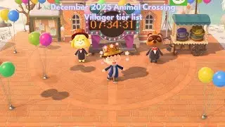 December 2025 Animal Crossing tier list