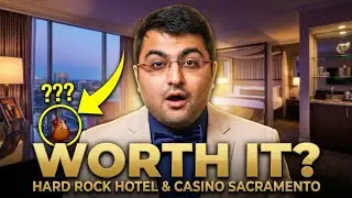 Экскурсия по номерам номеров в отеле Hard Rock Hotel Sacramento 🎸 | Стоит ли оно того? День 29
