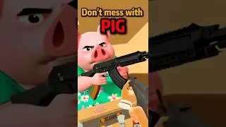 Don't mess with pig in cooking clash #cookingclash #funny #games #vrgame#vr #fyp