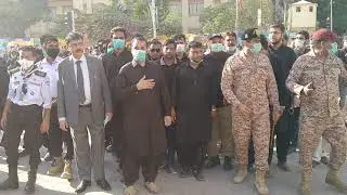 Imam e Zamana Scout Group Provide Security protection In karachi markaz Chehalam IZS Protocol