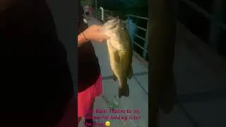 Caught This Beauty Back in August🙂!! #fishing #bass #nature #outdoors #fish #fun #big #bassfishing