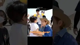 Taehyung Has Always Had Heart Eyes When He's With Children 😍❤️ #shorts #bts #taehyung