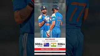 India won 4 wkts vs New Zealand #msdhoni #viratkohli #kingkohli #indvsnz