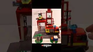 LEGO &ndash;🚒🔥 Fire Station Garage & Vehicle Showcase 🚒🔥 #shorts
