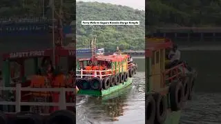 🚨 Boat Ride to Sagara Kanaka Durga Temple 🙏 #vizag #dussehra