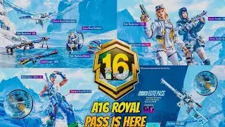 BGMI RP A16 RP REWARDS 0 TO 100 RP FULL EXPLAIN 😍😍